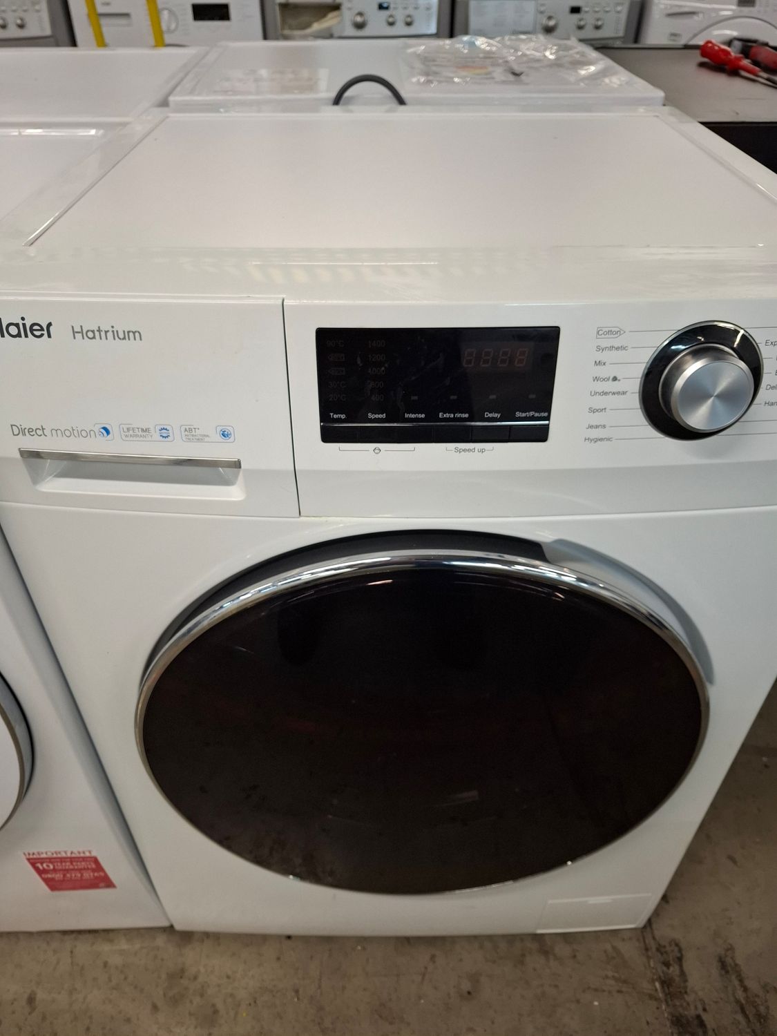 Haier HW80-B14636 8KG 1400rpm Washing Machine White