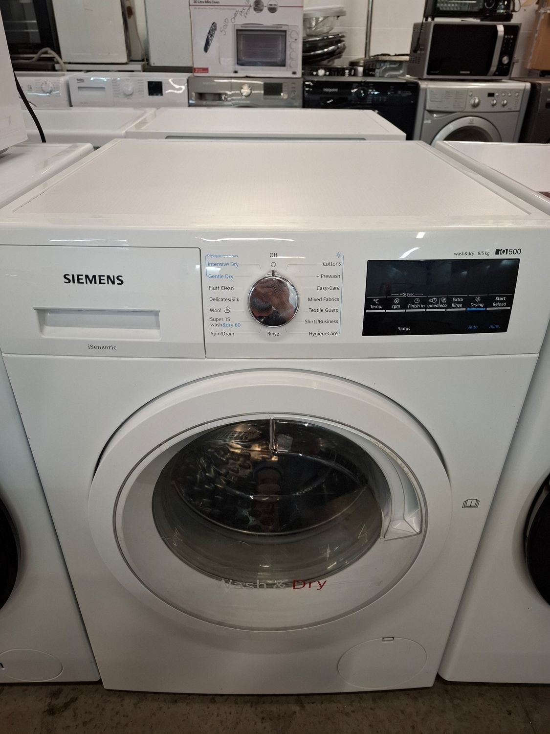 Siemens Bosch IQ500 WD15G421GB Washer/Dryer 8Kg/5kg 1400rpm White