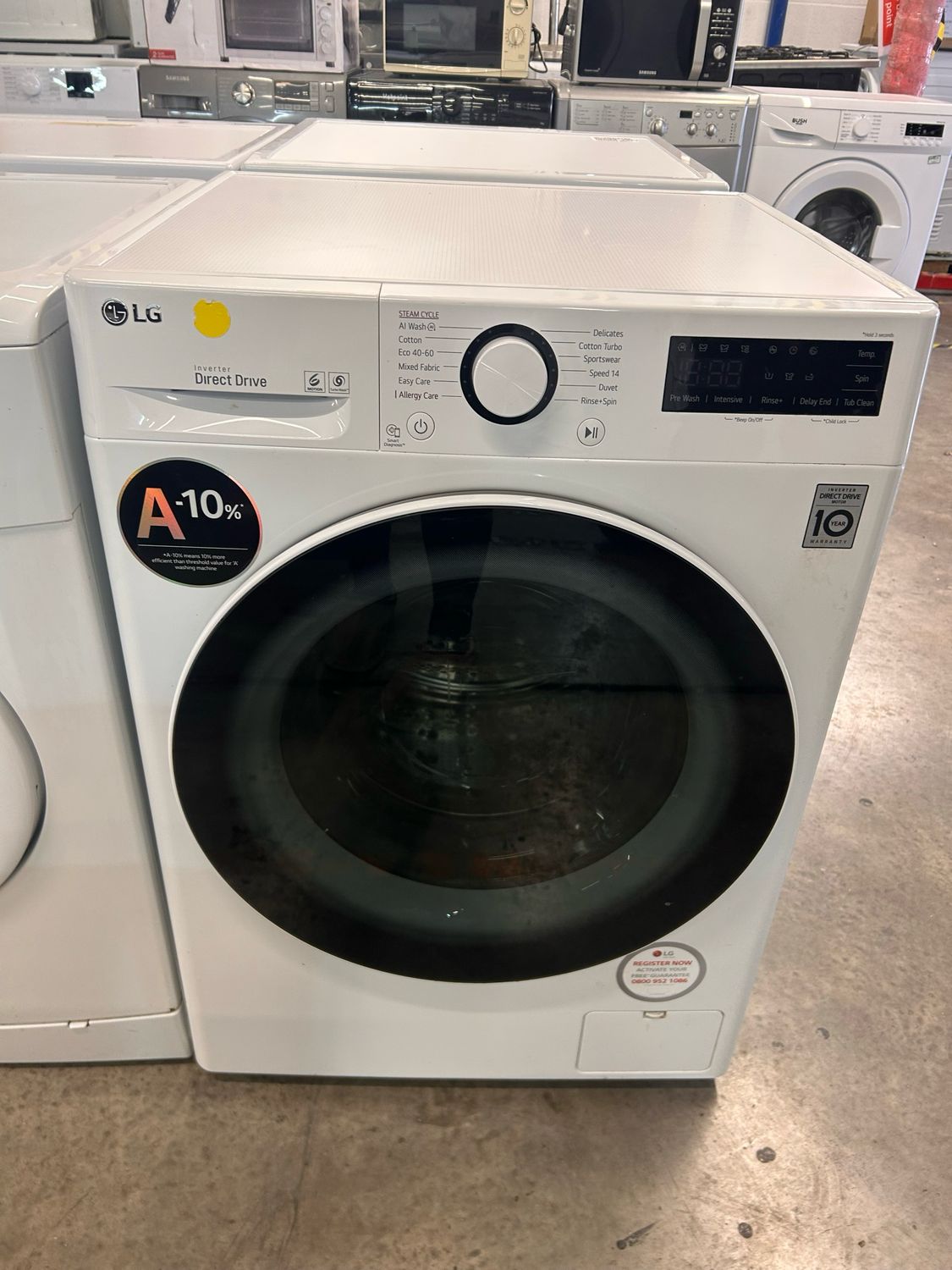 LG F4A510WWLN1 10KG 1400rpm Washing Machine White