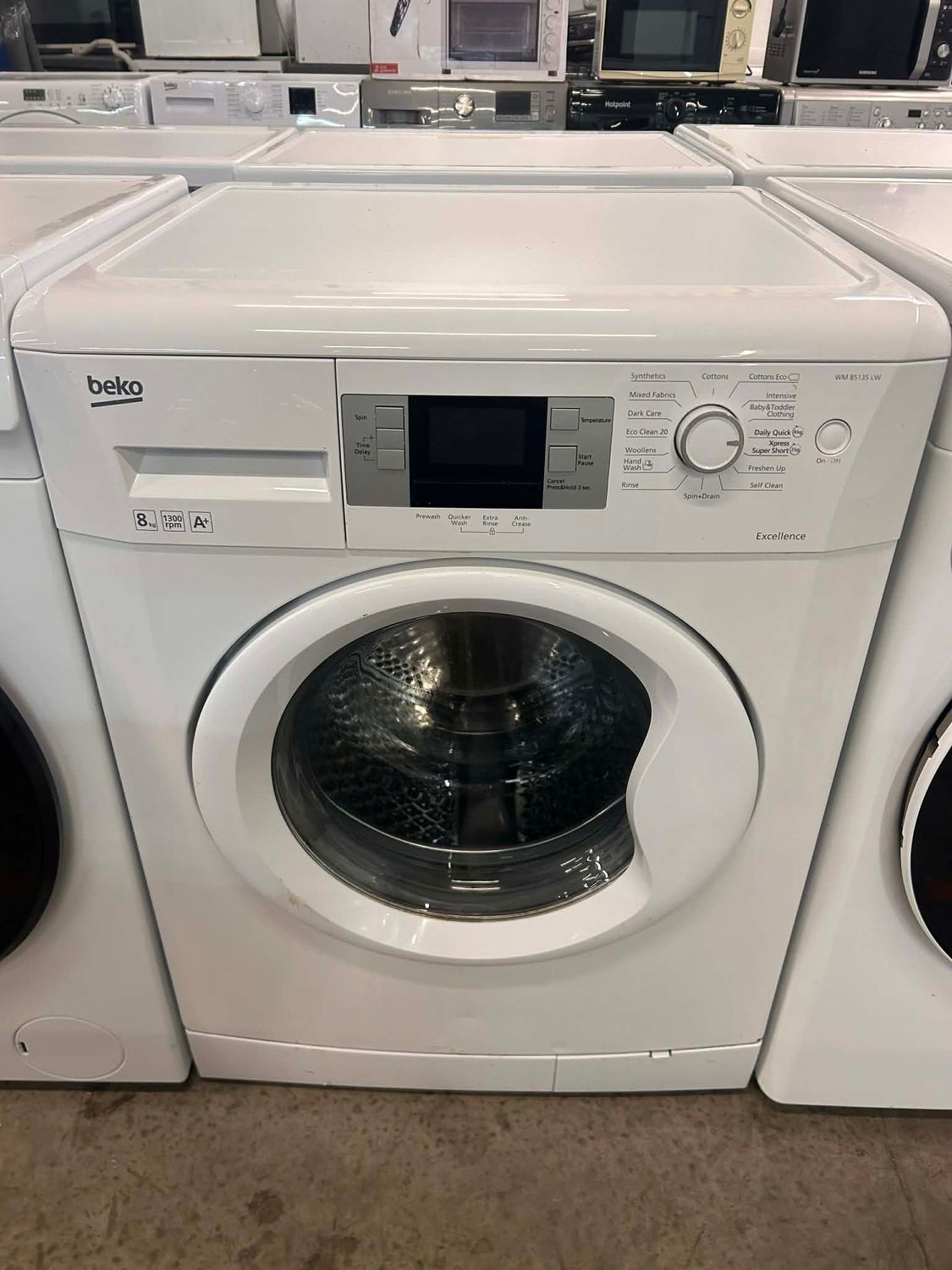 Beko WM85135LW 8KG 1300rpm Washing Machine White