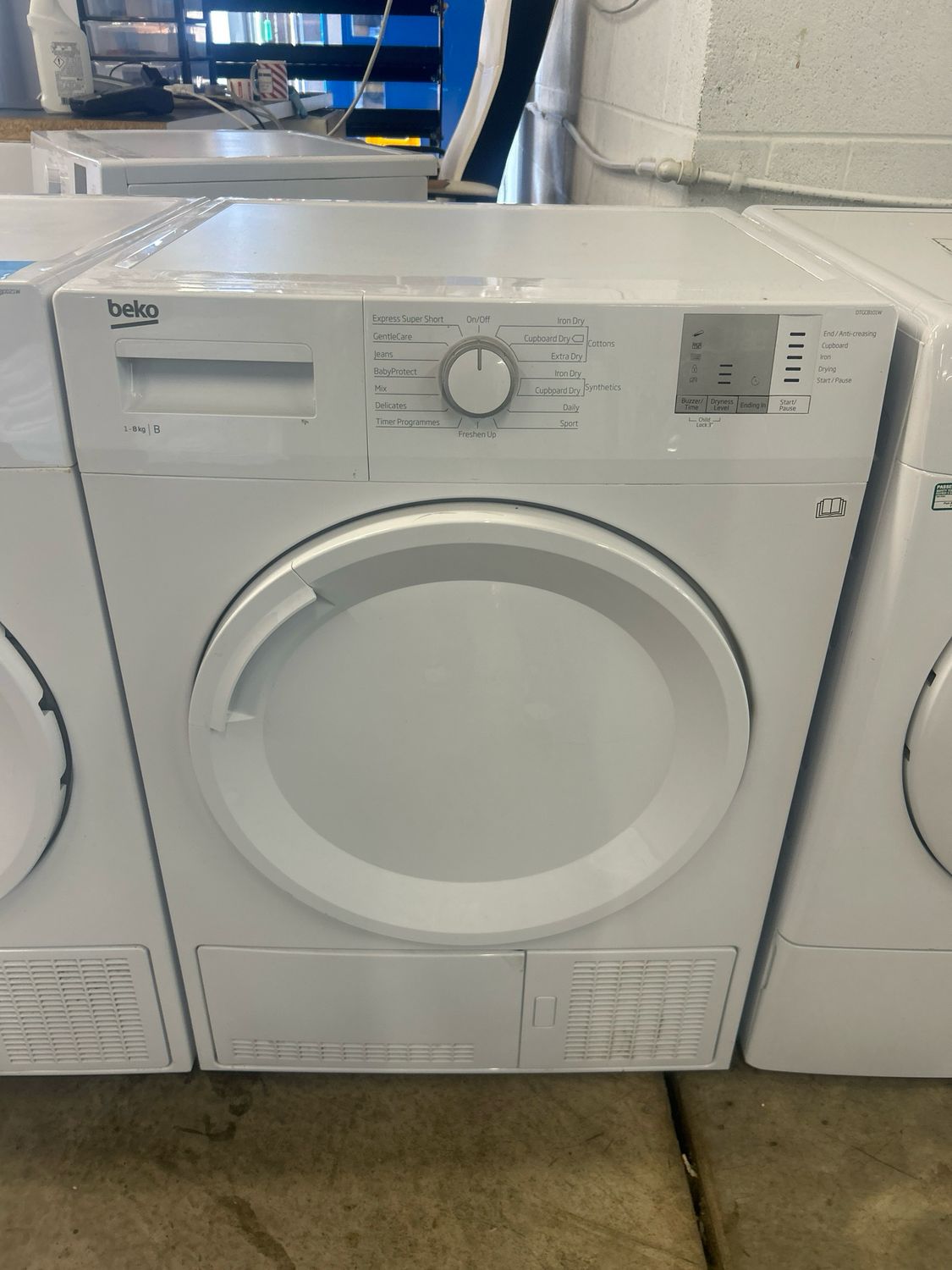 Beko DTGC8101W 8kg Condenser Dryer White