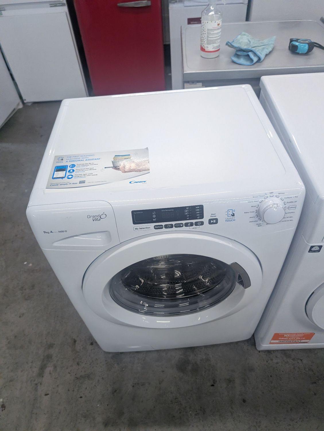 Candy GVS 169D3/1-80 9kg 1600 Spin Washing Machine White
