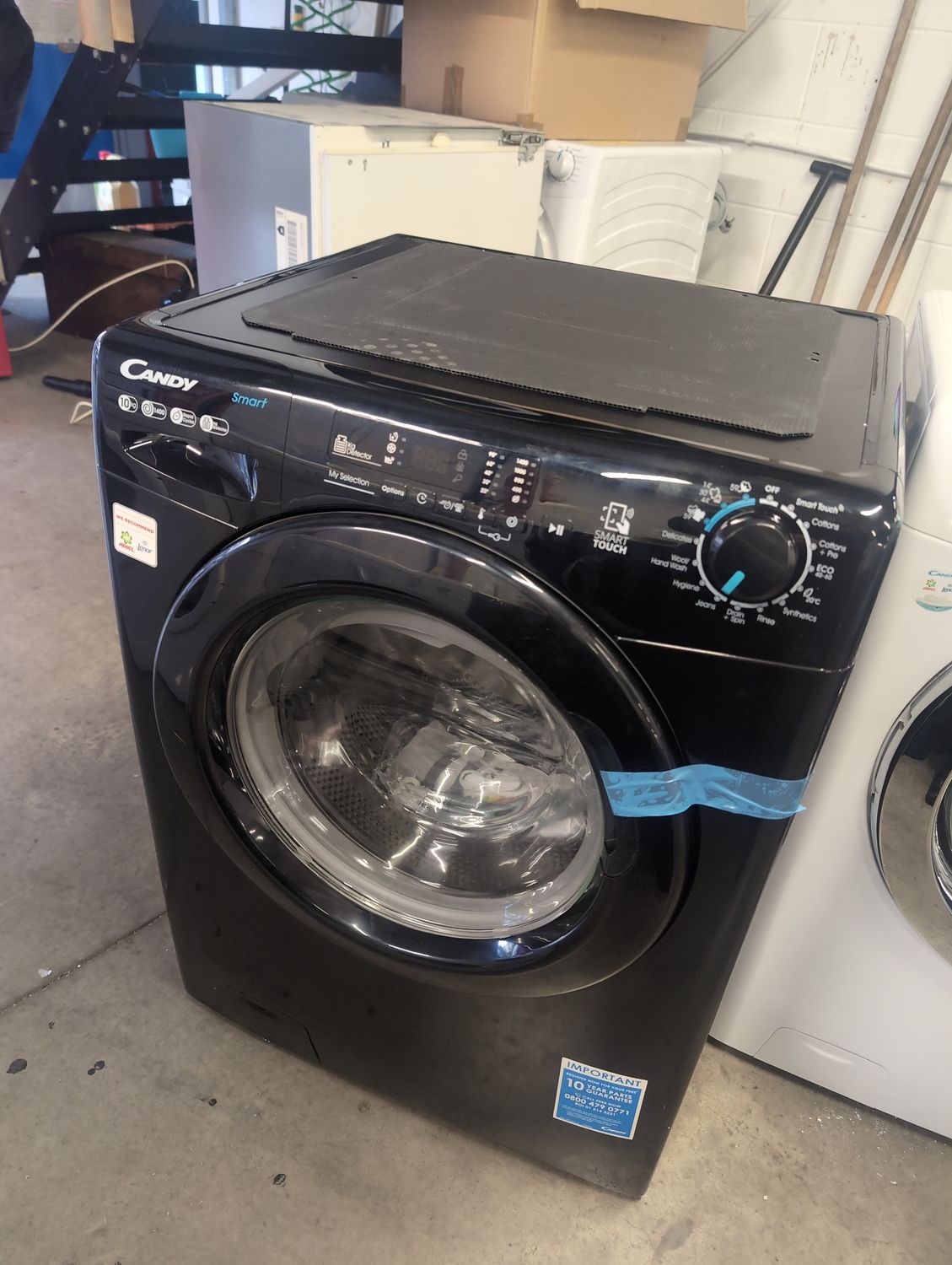 Candy CS 14102DWBB4/80 10KG 1400RPM Washing Machine Black