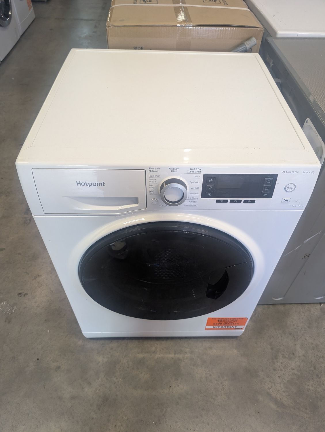 Hotpoint NDD10726DAUK 10kg/7kg Washer Dryer White