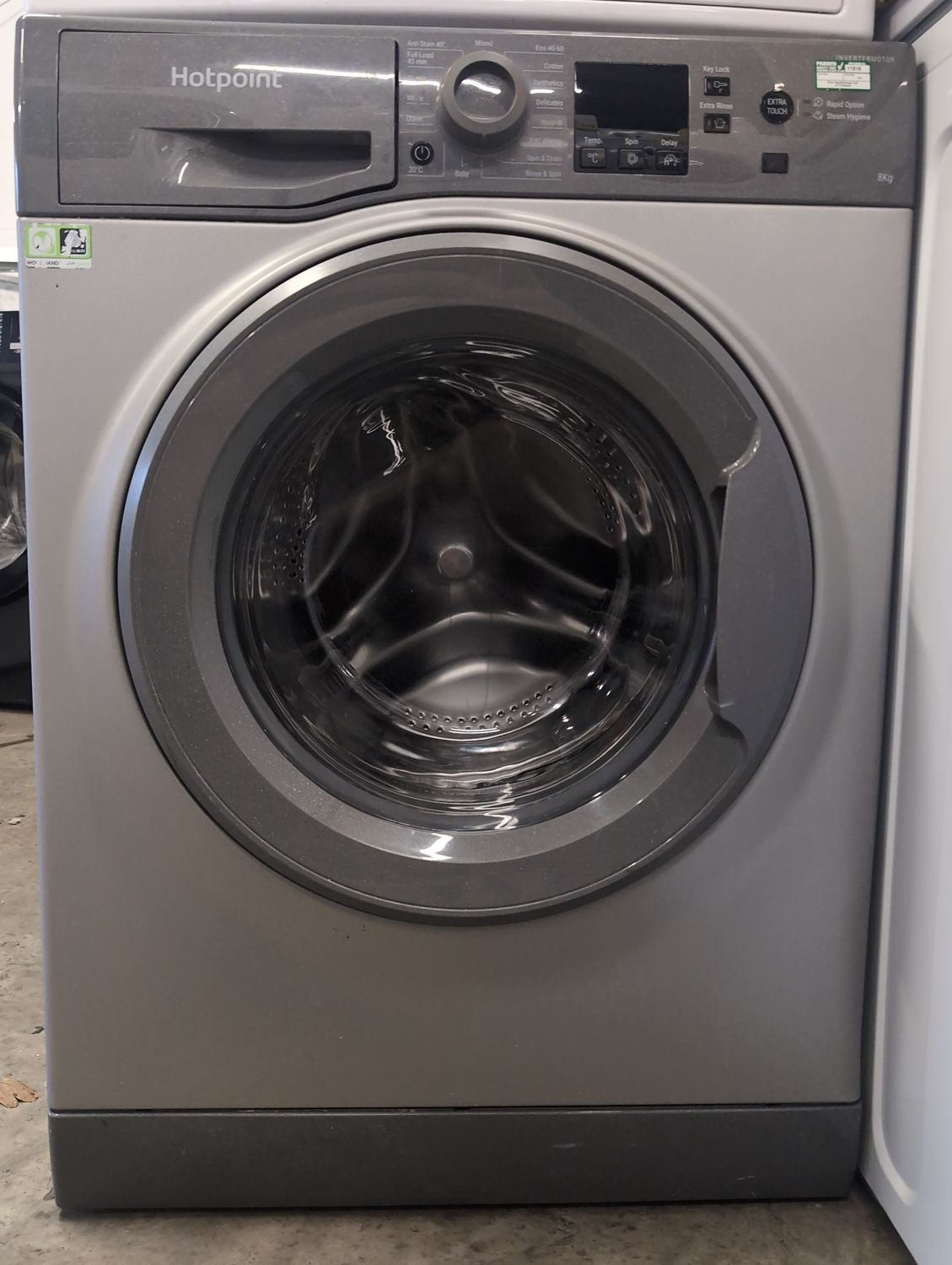 Hotpoint NSWM843CGG 8kg 1400rpm Washing Machine Grey