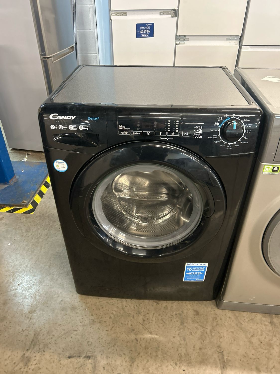 Candy 9kg 1400rpm Washing Machine Black