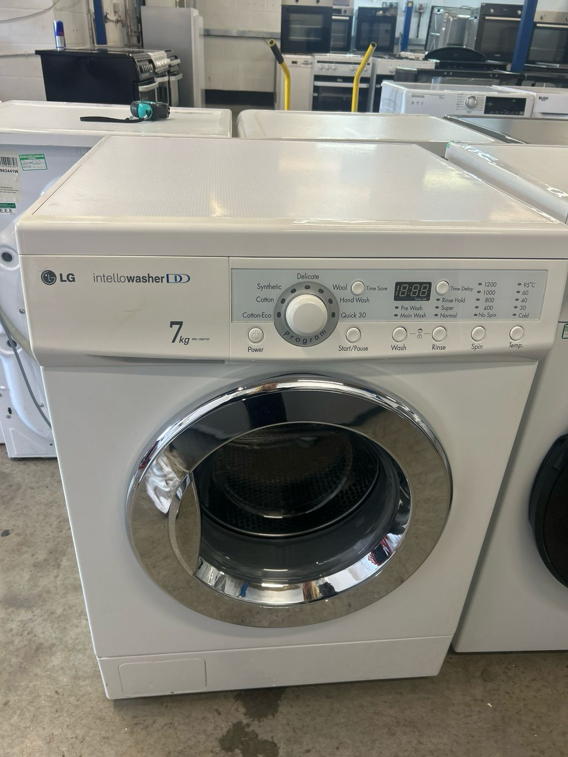 LG WM-1280FHD 7kg 1200rpm Washing Machine White