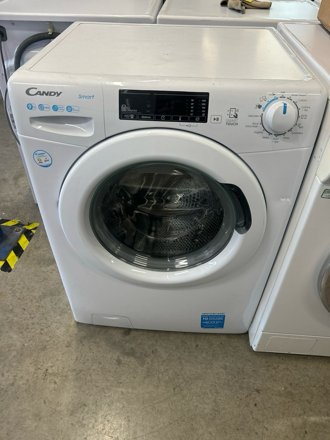 Candy 9kg 1400rpm Washing Machine White