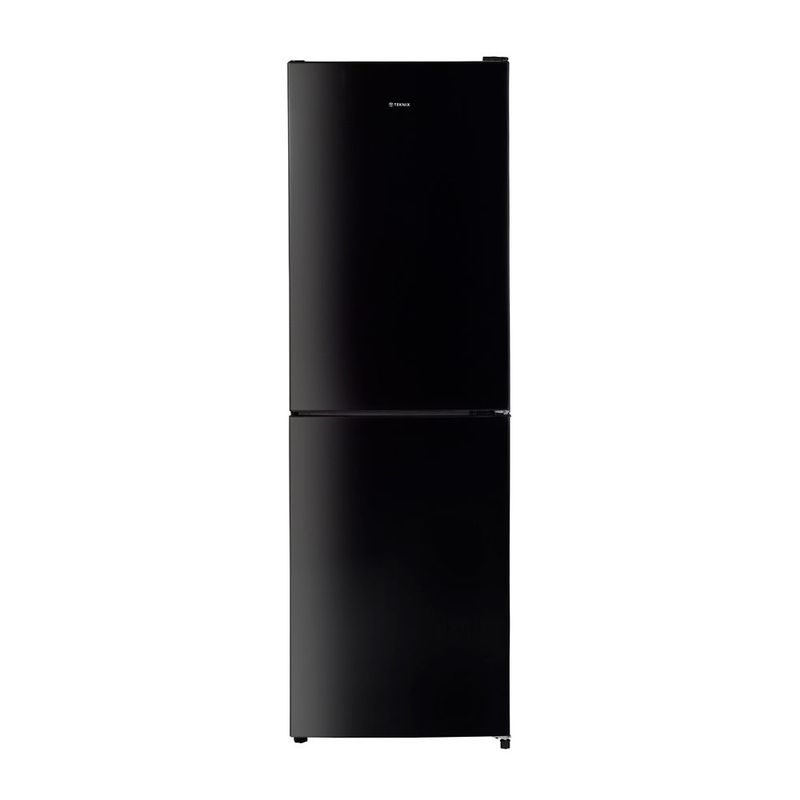 #Teknix FF1860B/E Fridge Freezer Frost Free Black H185cm W59.5cm D60cm