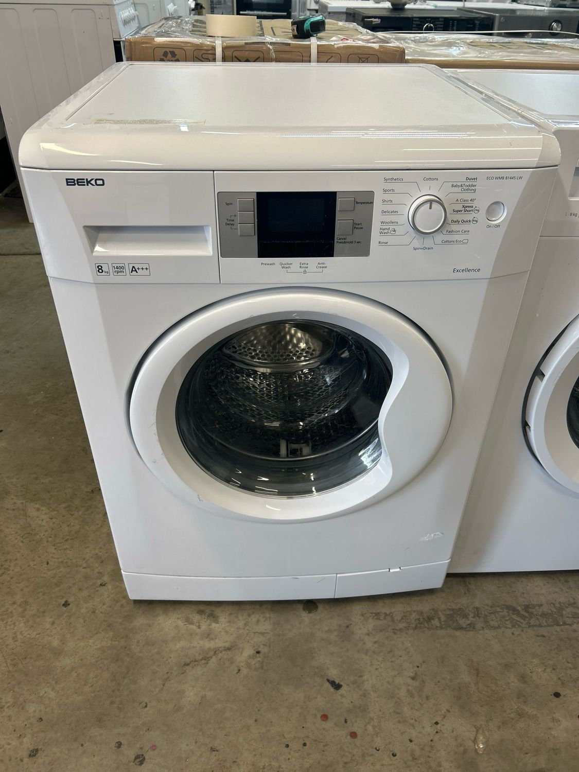 Beko WMB85135W 8kg 1300rpm Washing Machine White