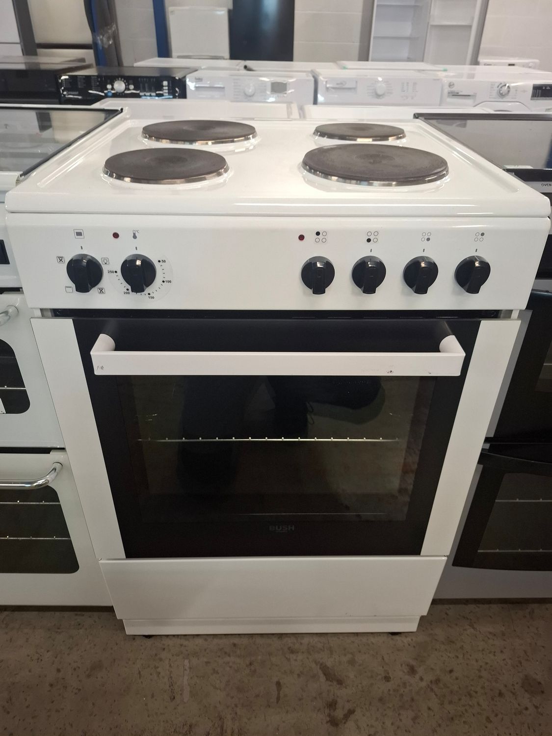 Bush DHBES60WX 60cm Electric Cooker White