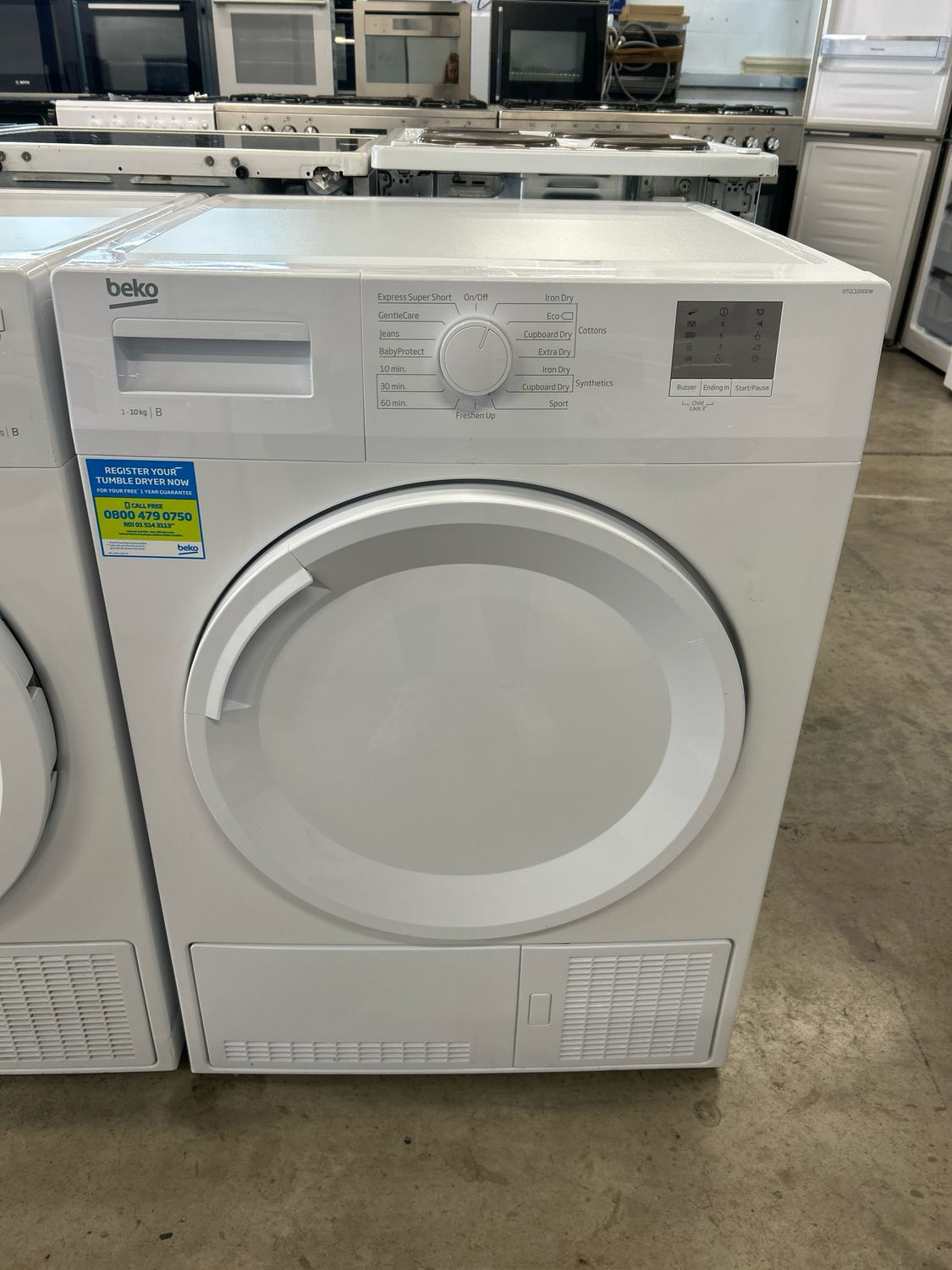 Beko DTGC1000W 10kg Condenser Dryer White