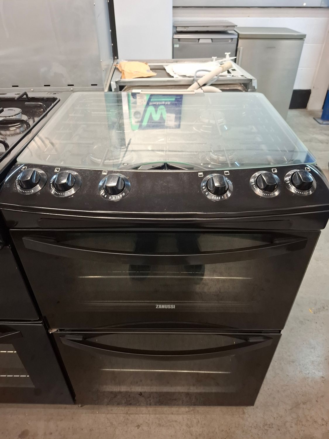 Zanussi ZCG63010BA 60cm Gas Cooker Black