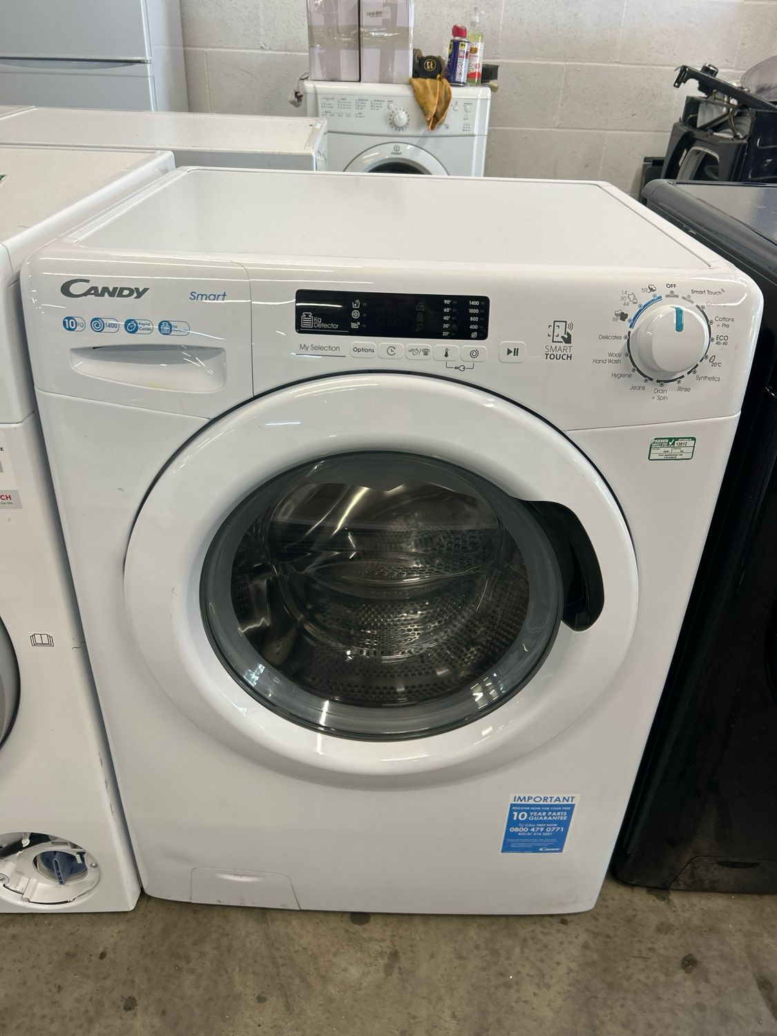 Candy CS1410TE 10KG 1400RPM Washing Machine White