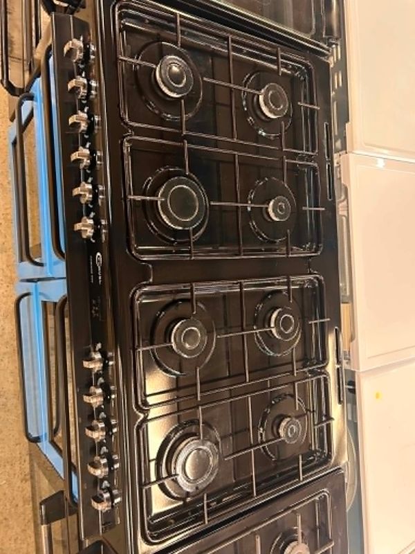 Flavel Finesse FN10FRS Dual Fuel Gas Range Cooker Blue W100cm H90cm D60cm