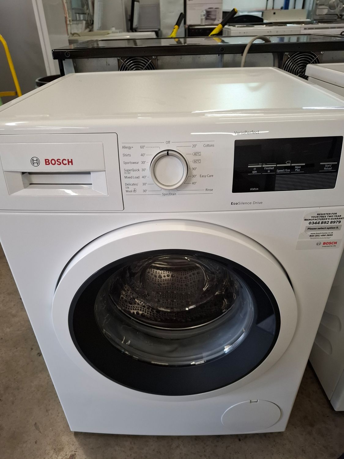 Bosch Varioperfect WAT28371GB/49 9kg Load 1400 Spin Washing Machine White Refurbished 