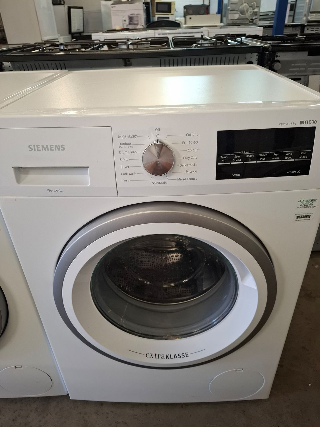 Siemens WM14UT83GB/45 iQ500 8KG 1400rpm Washing Machine White