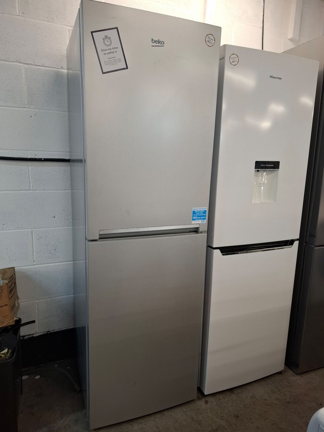 Beko CXFG1691S Fridge Freezer Silver H190cm W60cm D62cm