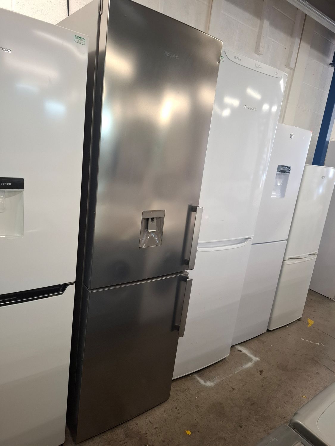 Hotpoint H7T911AMX H AQUA 1 Fridge Freezer Silver H201cm W60cm