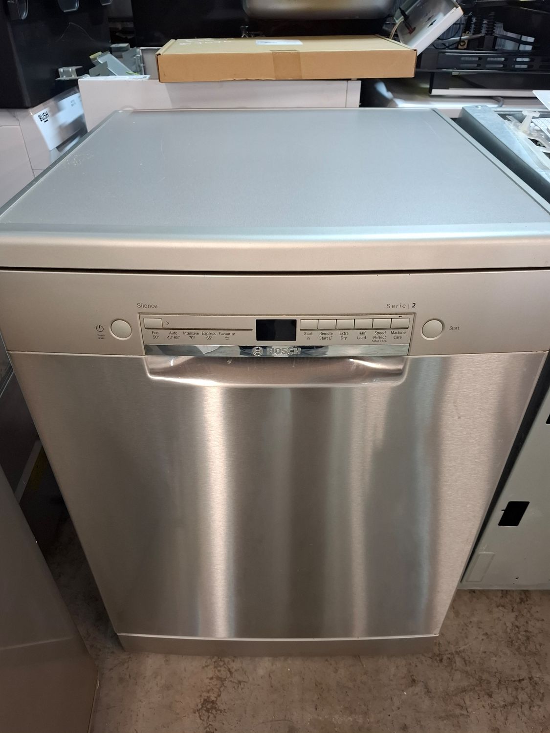 Bosch SMS2ITI41G/43 60cm Full Size Freestanding Dishwasher Silver