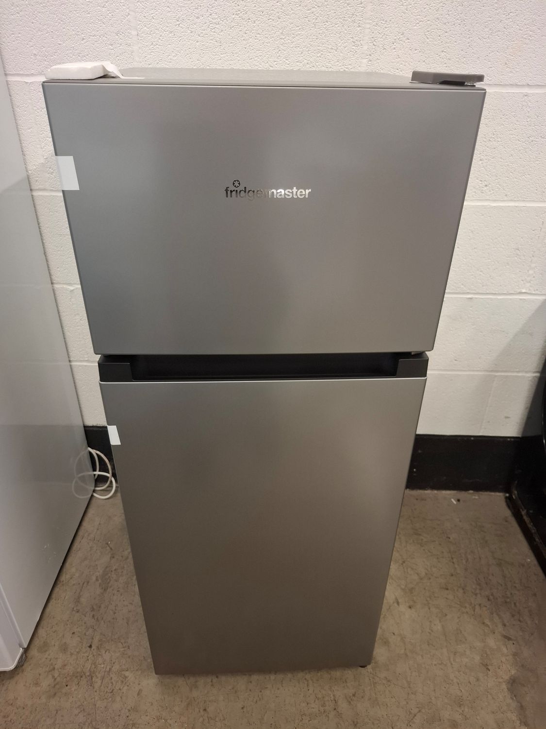 Fridgemaster MTM48120ES Fridge Freezer Grey D49cm W48cm H118cm