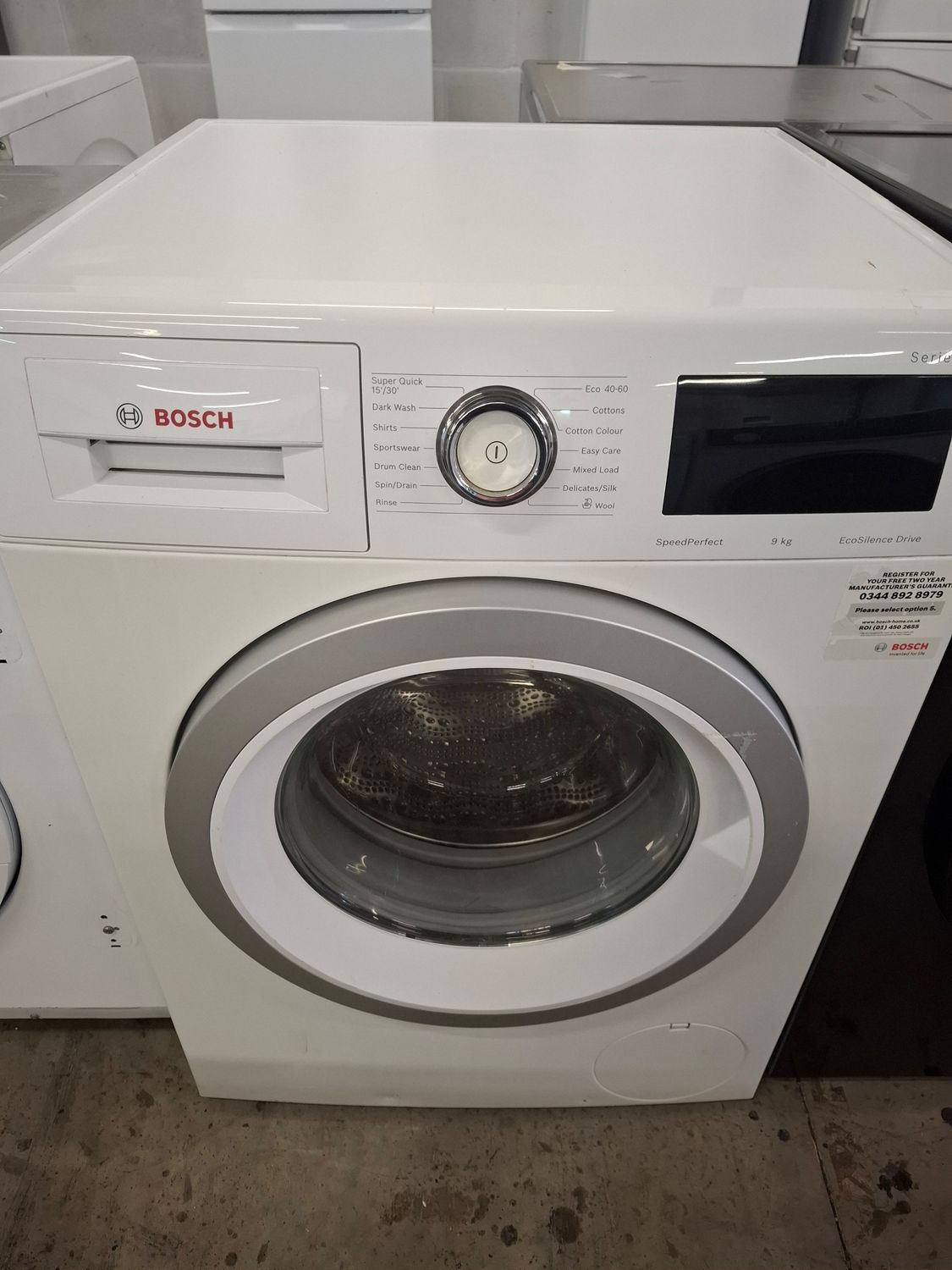 Bosch Serie6 WAU28R90GB 9kg 1400rpm Washing Machine White