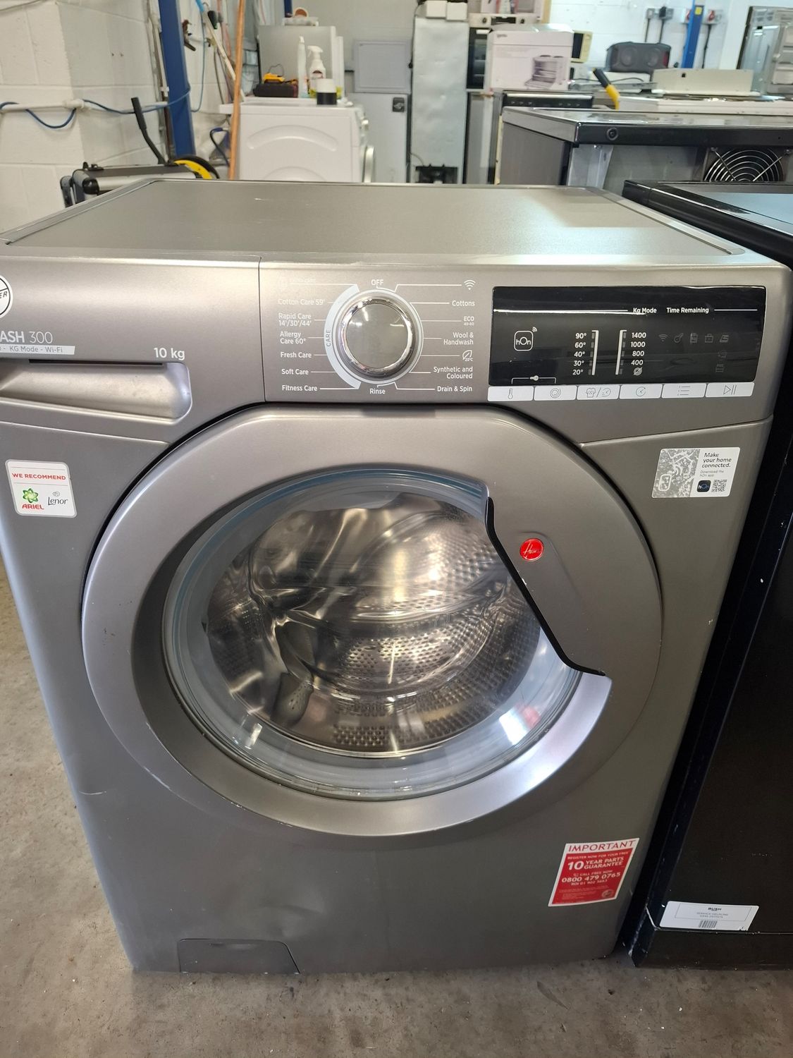 Hoover H3WO4105TARR4-80 10kg 1400rpm Washing Machine Graphite