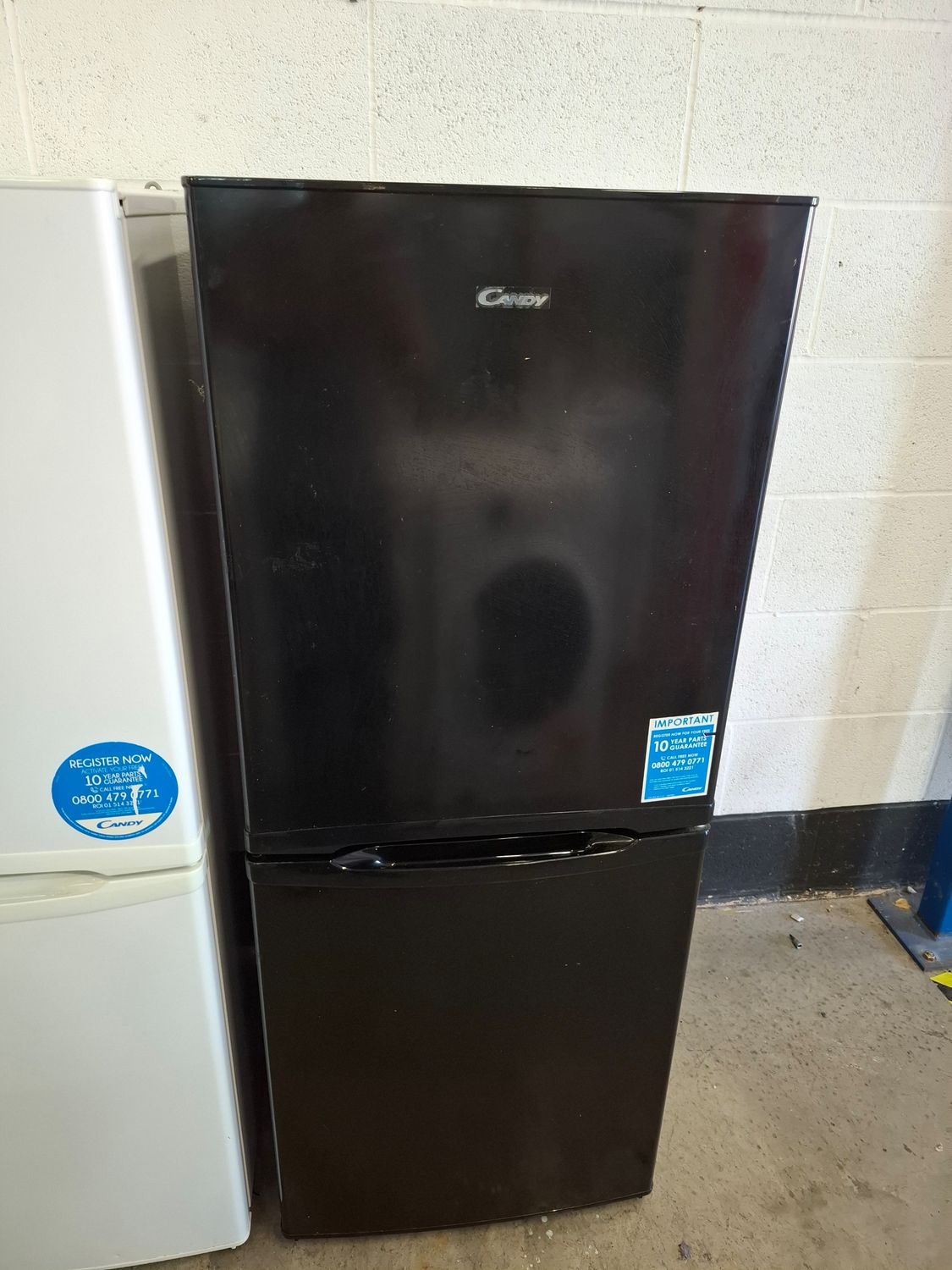 Candy CSC1365 Fridge Freezer H1365 W55 Black