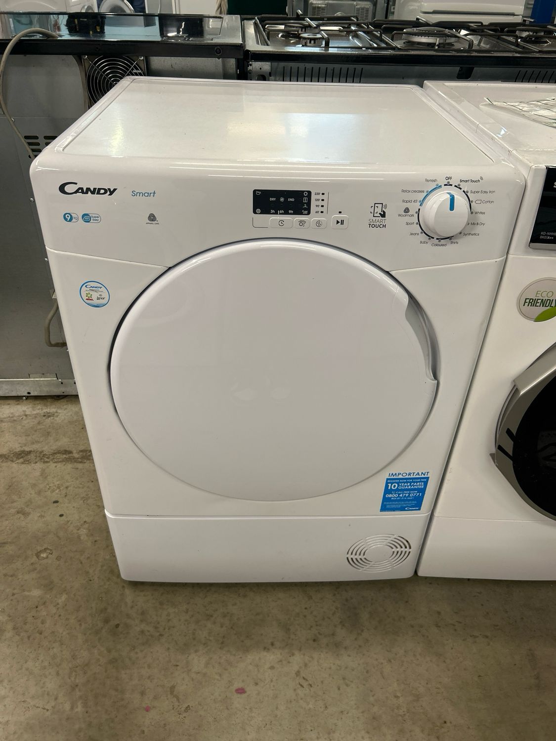 Candy CSEC9DF 9kg Condenser Dryer White