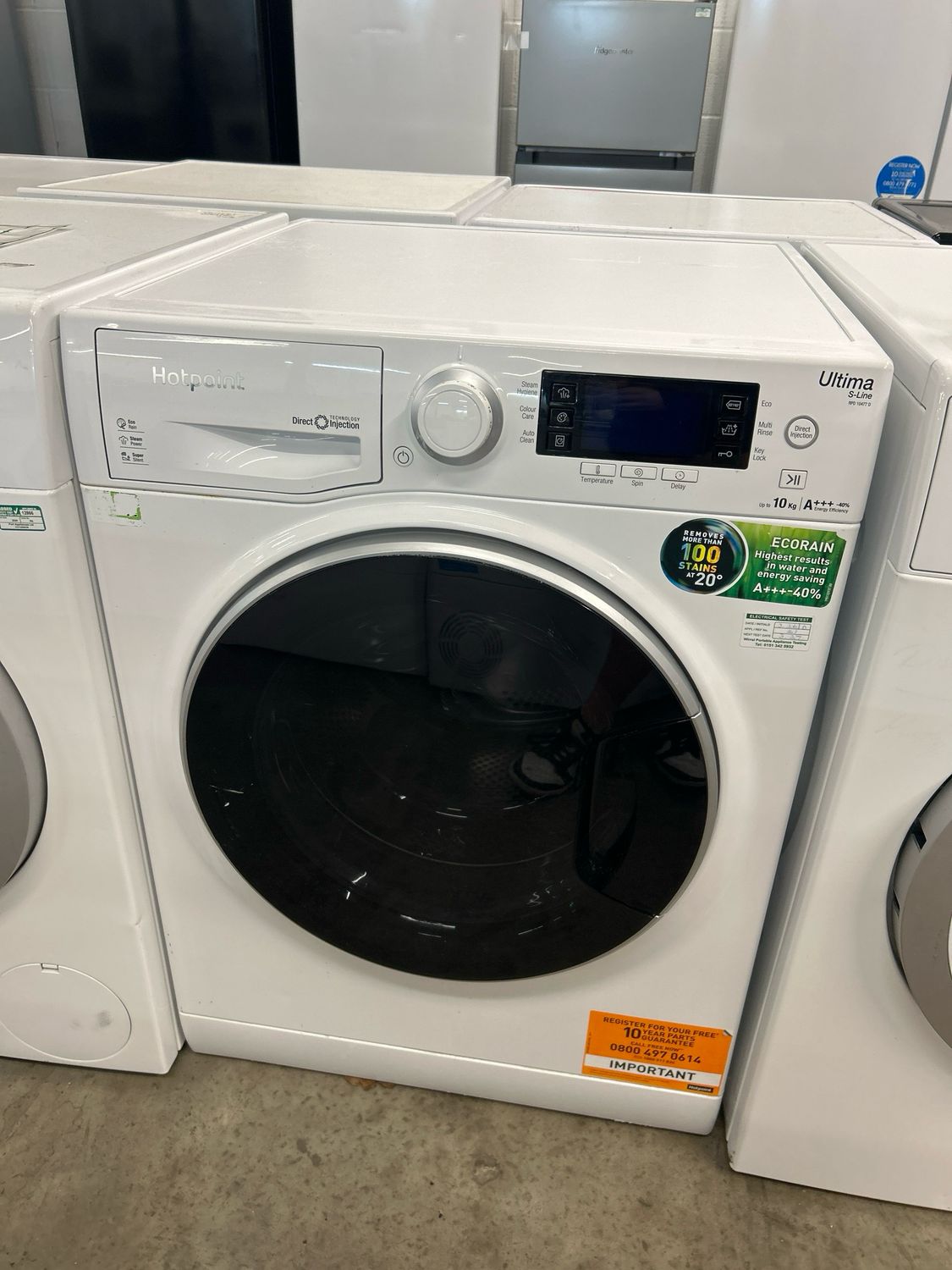 Hotpoint 10kg 1400rpm Washing Machine White