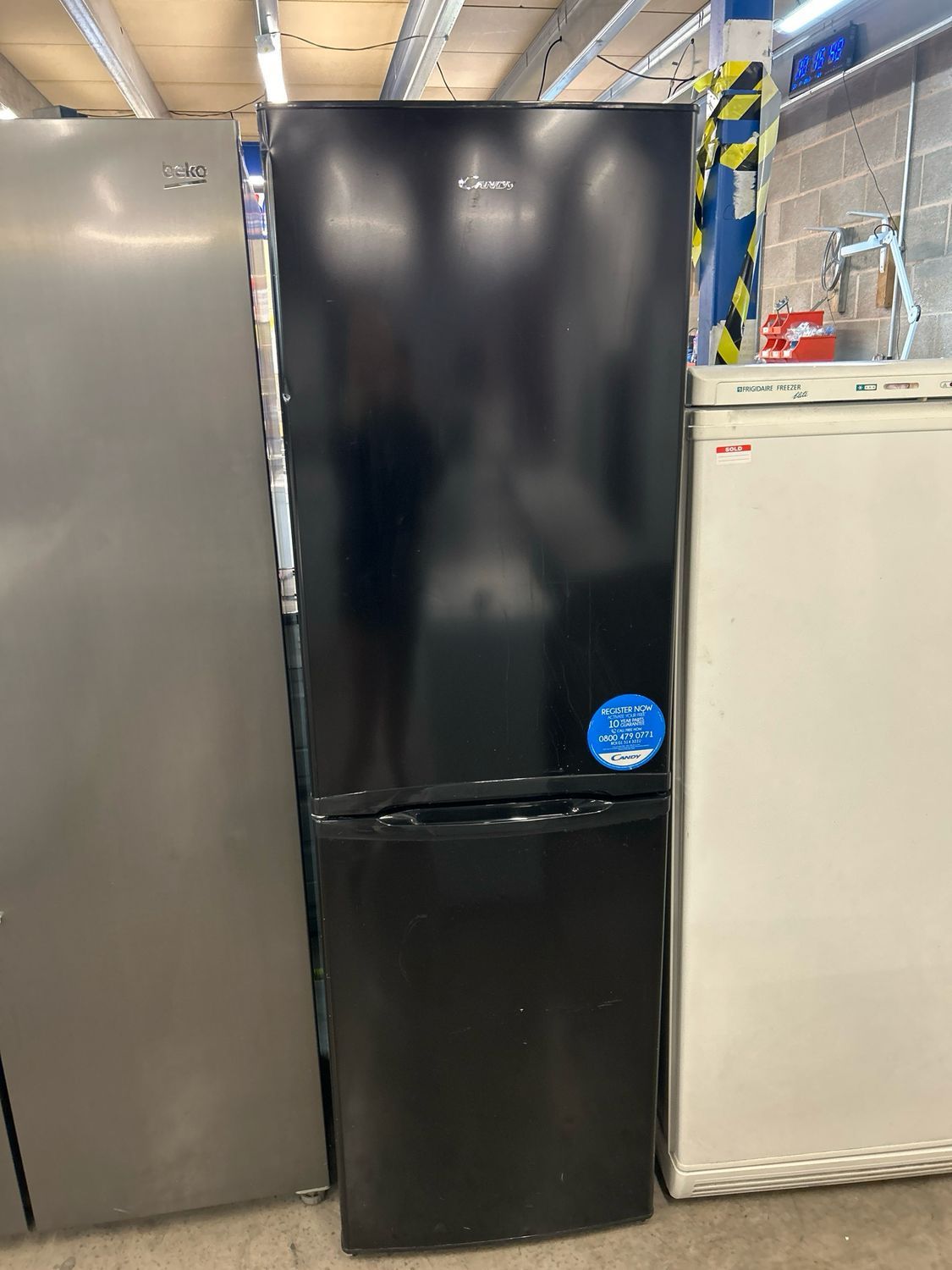 Candy Fridge Freezer Black H176cm W54cm