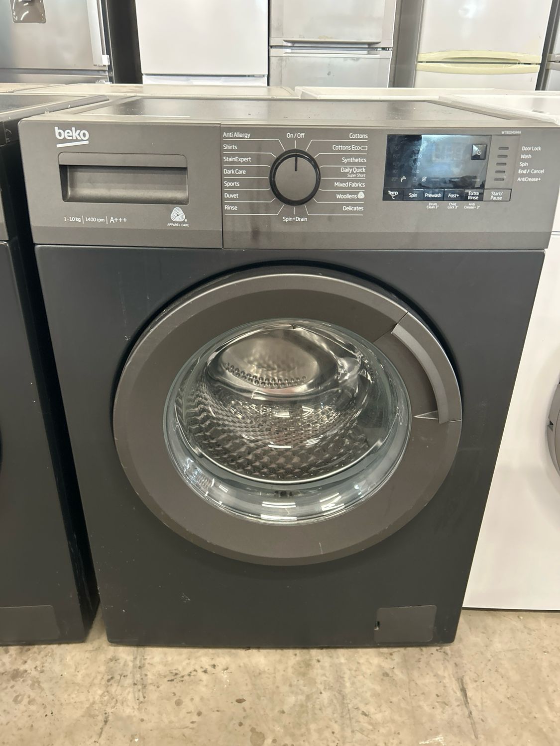 Beko WTB1041R2A 10kg 1400rpm Washing Machine Anthracite