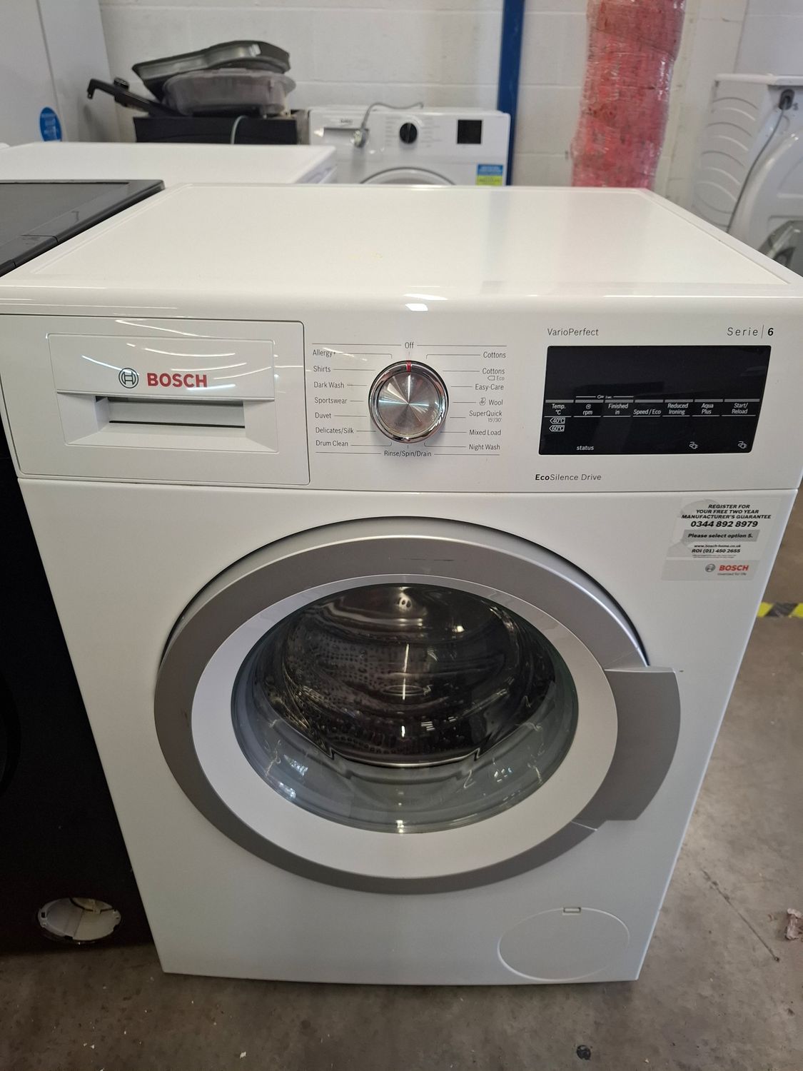 Bosch Series 6 WAT28420GB/18 9kg 1400rpm Washing Machine White