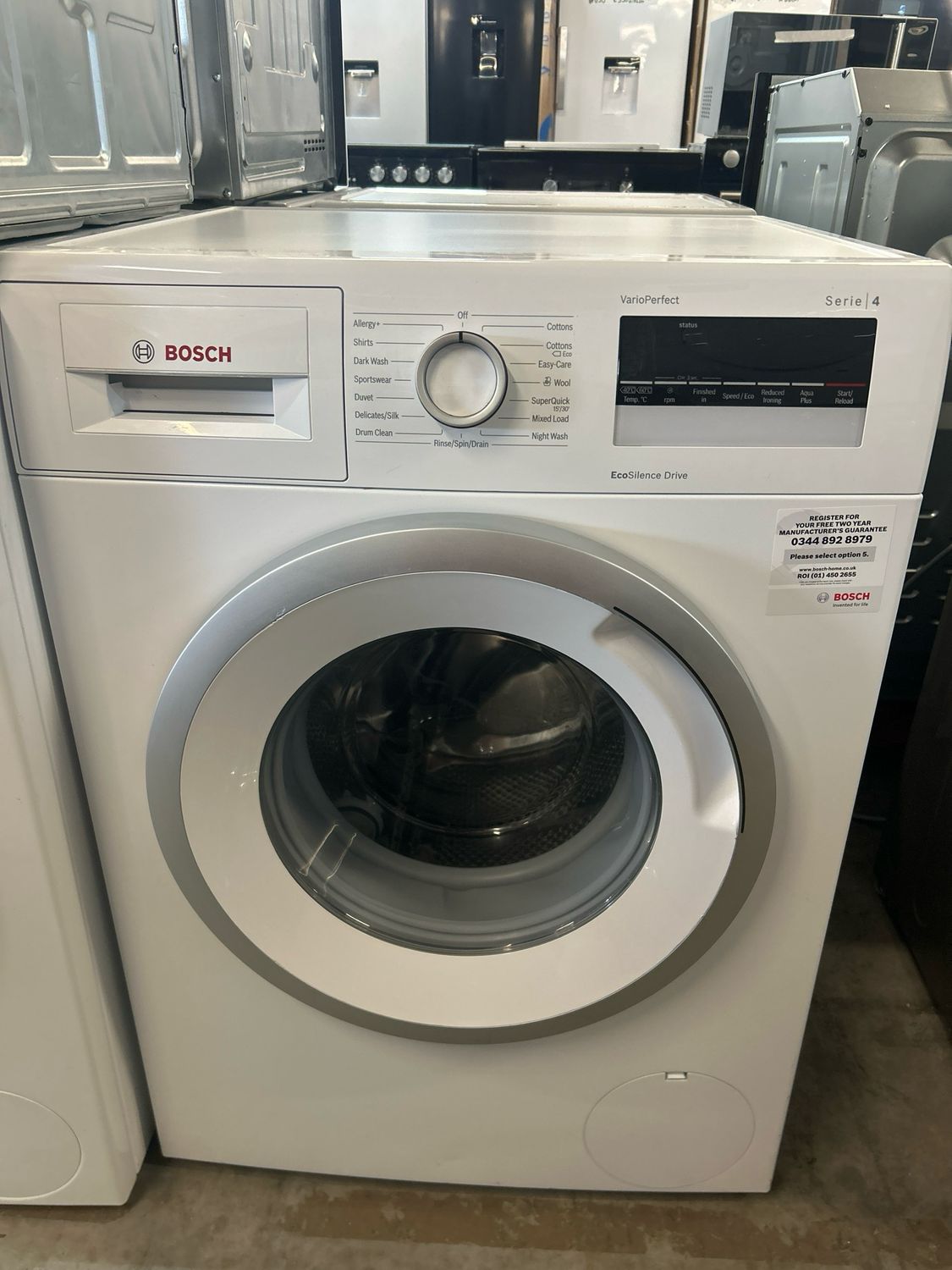 Bosch Serie 4 WAN28201GB 8kg 1200rpm Washing Machine White