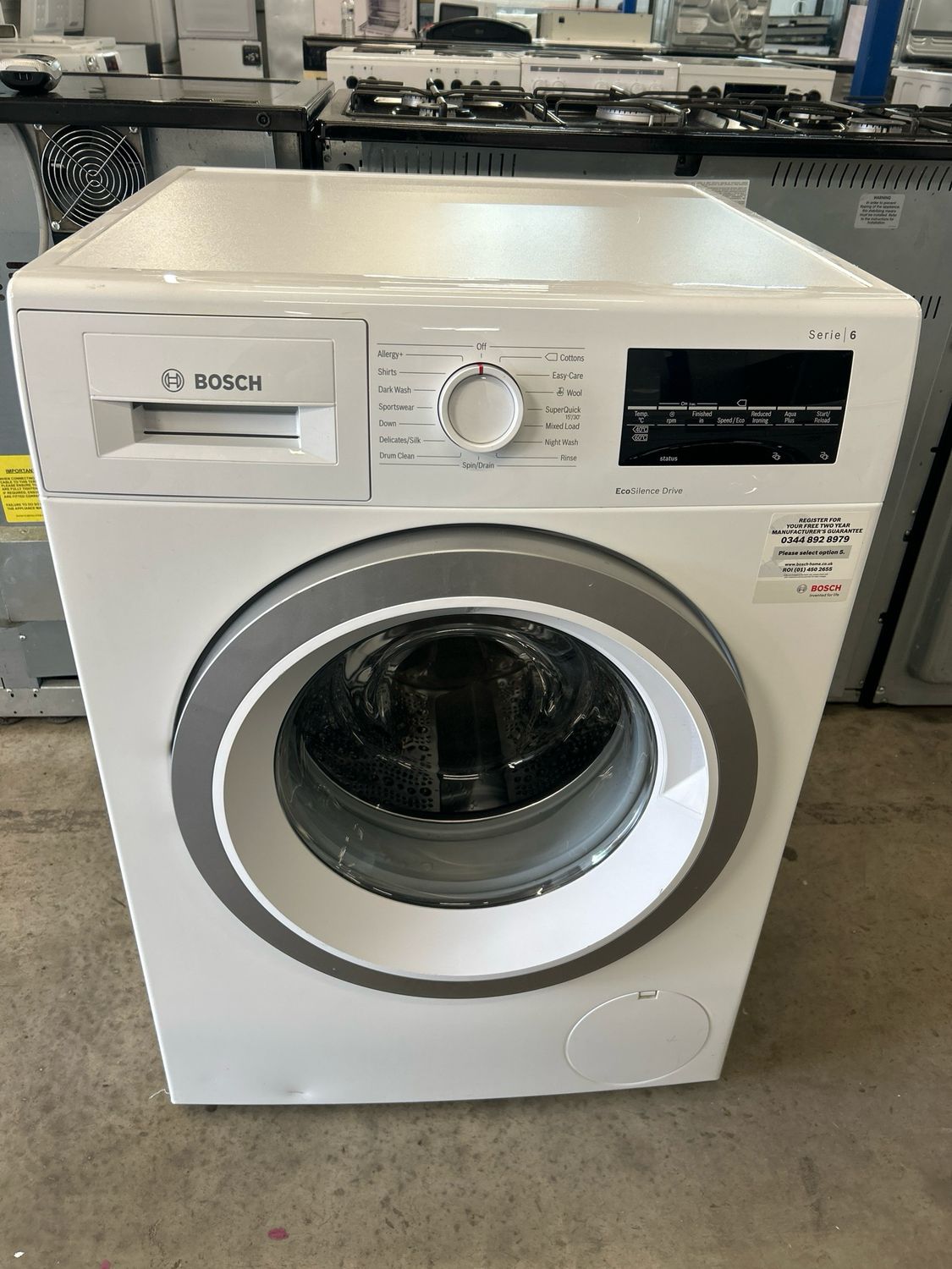 Bosch Series 6 WAT28450GB/54 9kg 1400rpm Washing Machine White
