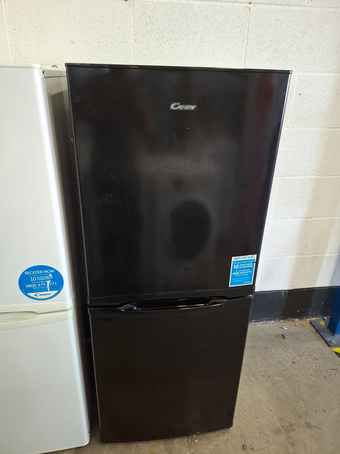 Lec Fridge Freezer H1365 W55 Black