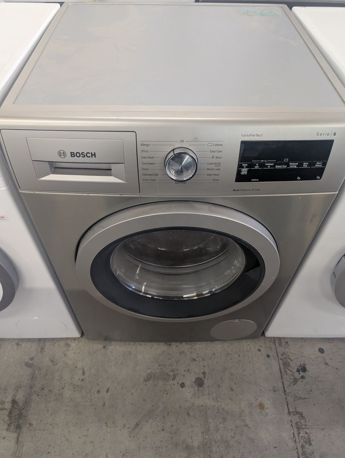 Bosch Series 6 WAT2840SGB/54 9kg 1400rpm Washing Machine Silver