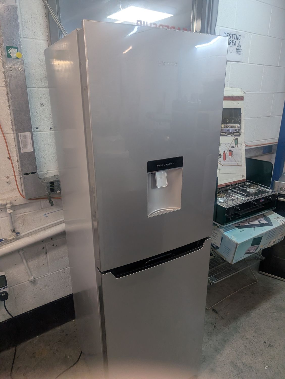 Hisesnse RB320D4WG1 Fridge Freezer - Silver - H174cm W55cm