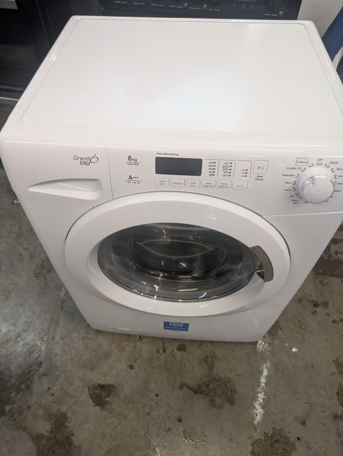 Candy GV 138D3/1-80 8kg 1300 Spin Washing Machine White Refurbished
