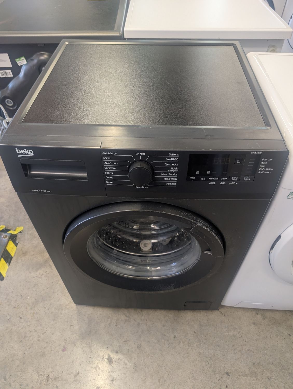 Beko WTK104121A 10kg 1400rpm Washing Machine Anthracite