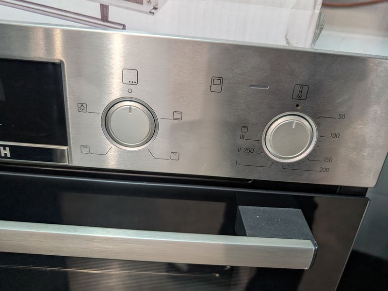 Bosch MBS533BS0B/52 Built In Double Oven Silver 59.5cm