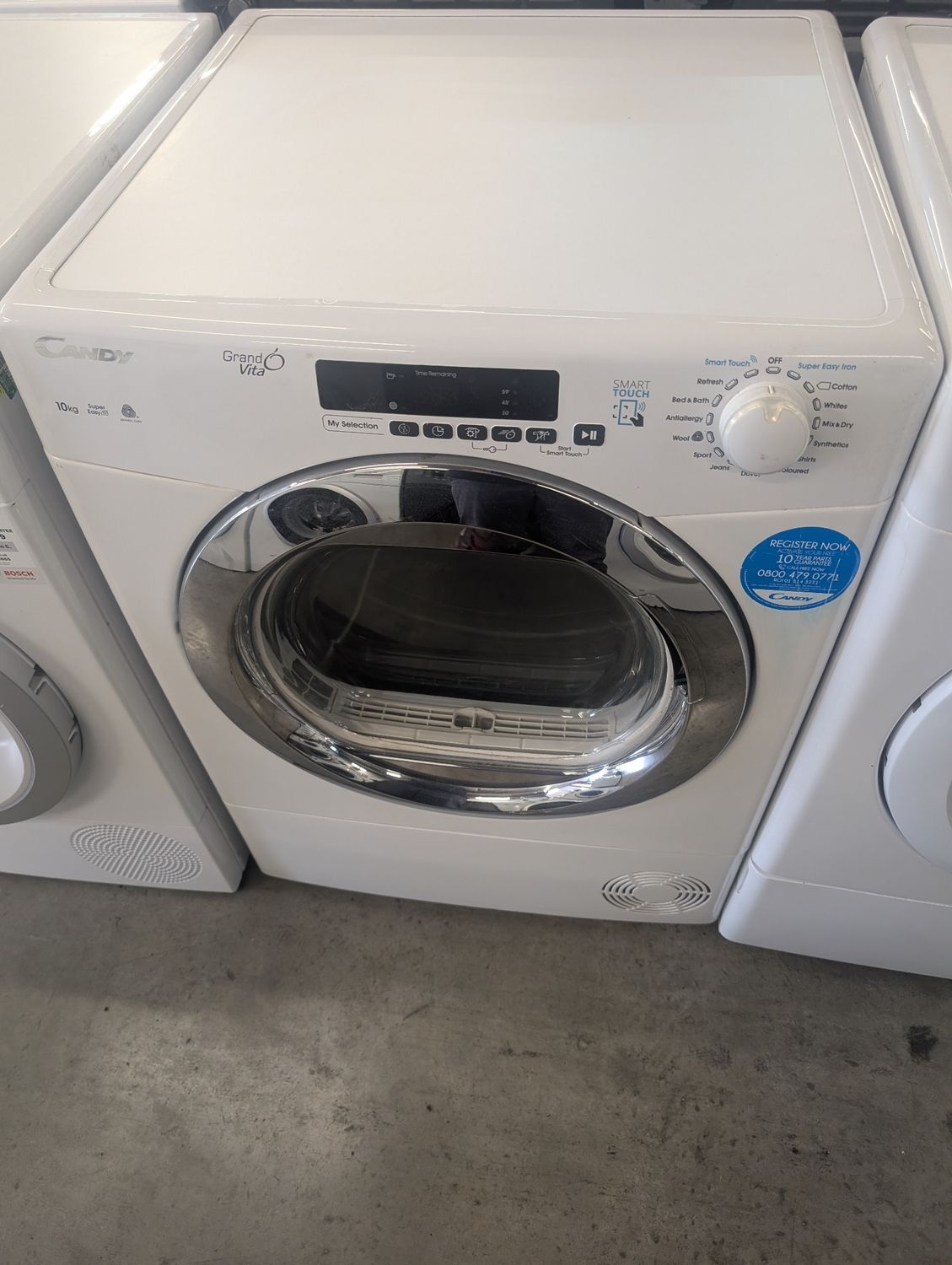 Candy GVS C10DCG-80 10kg Condenser Dryer White