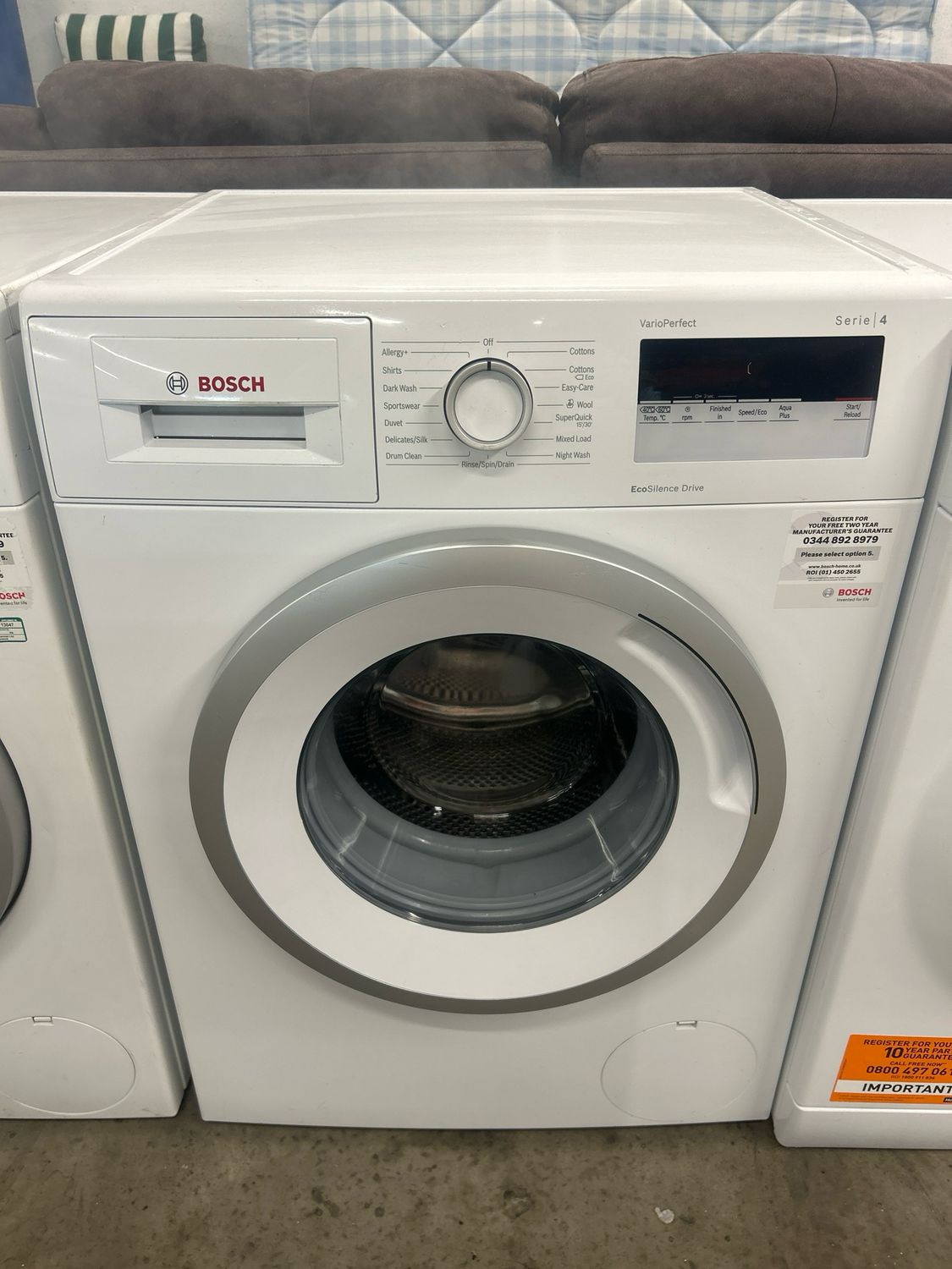 Bosch Serie 4 WAN28108 8kg 1400rpm Washing Machine White