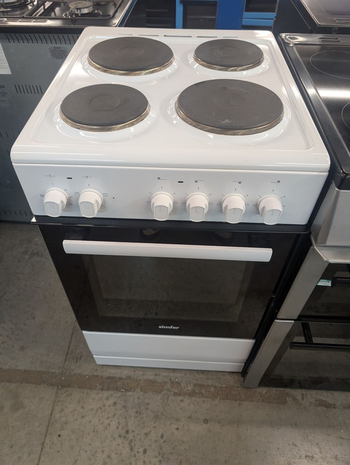 Simfer SIM50EW 50cm Electric cooker Solid Hobs White