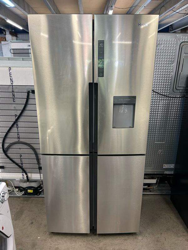 Haier HTF-456WM6 American Fridge Freezer Stainless Steel W84cm H180cm D63cm