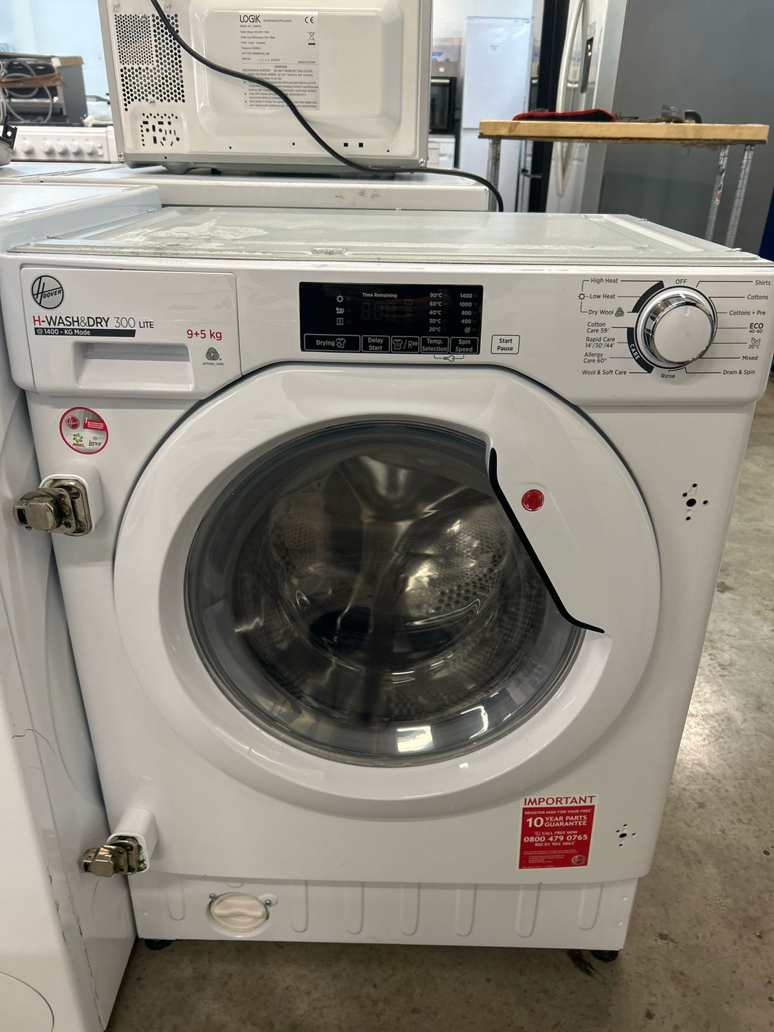 Hoover HDB495D1E/1-80 9kg+5kg 1400 Integrated Washer Dryer