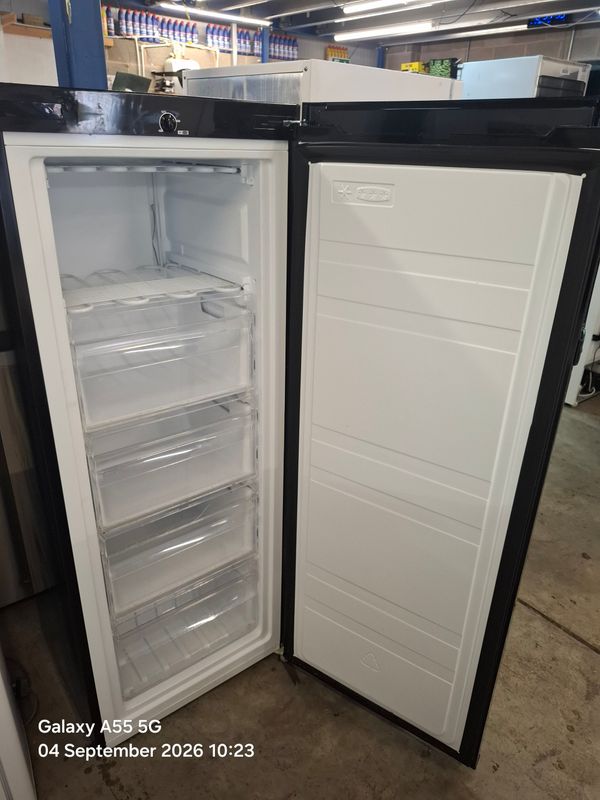 Cookology 160Litre CTFZ160BK 142x55cm Tall Freezer Black