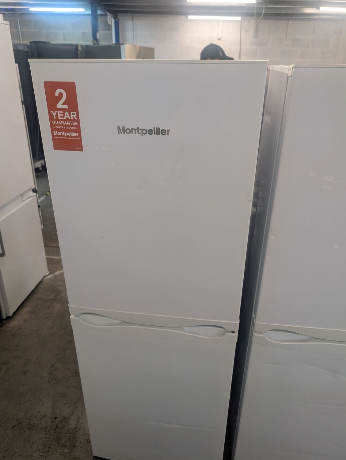 Montpellier MS152W Fridge Freezer H152cm W54cm D61cm White