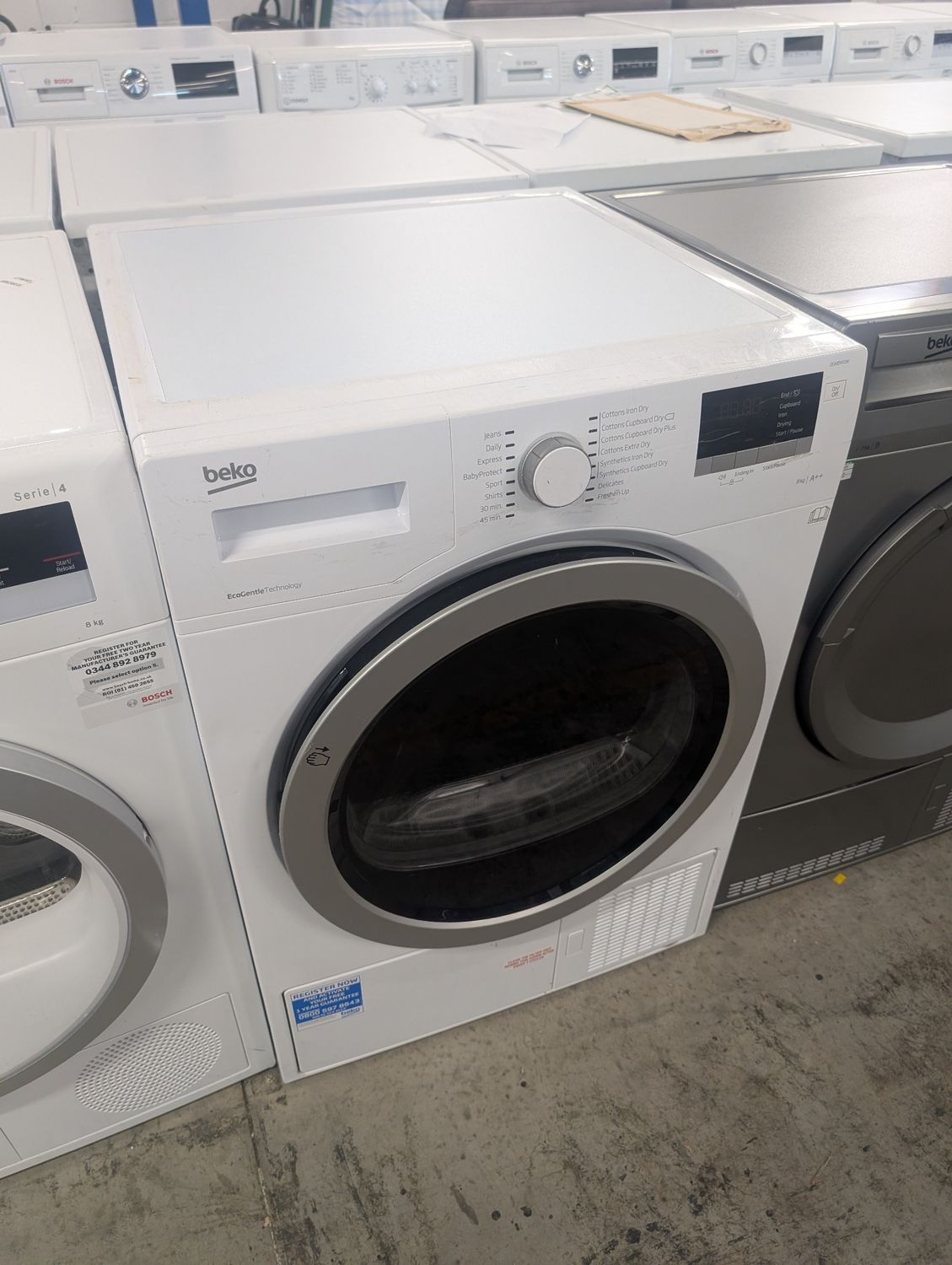 Beko DSX83410W 8kg A++ Condenser Dryer White