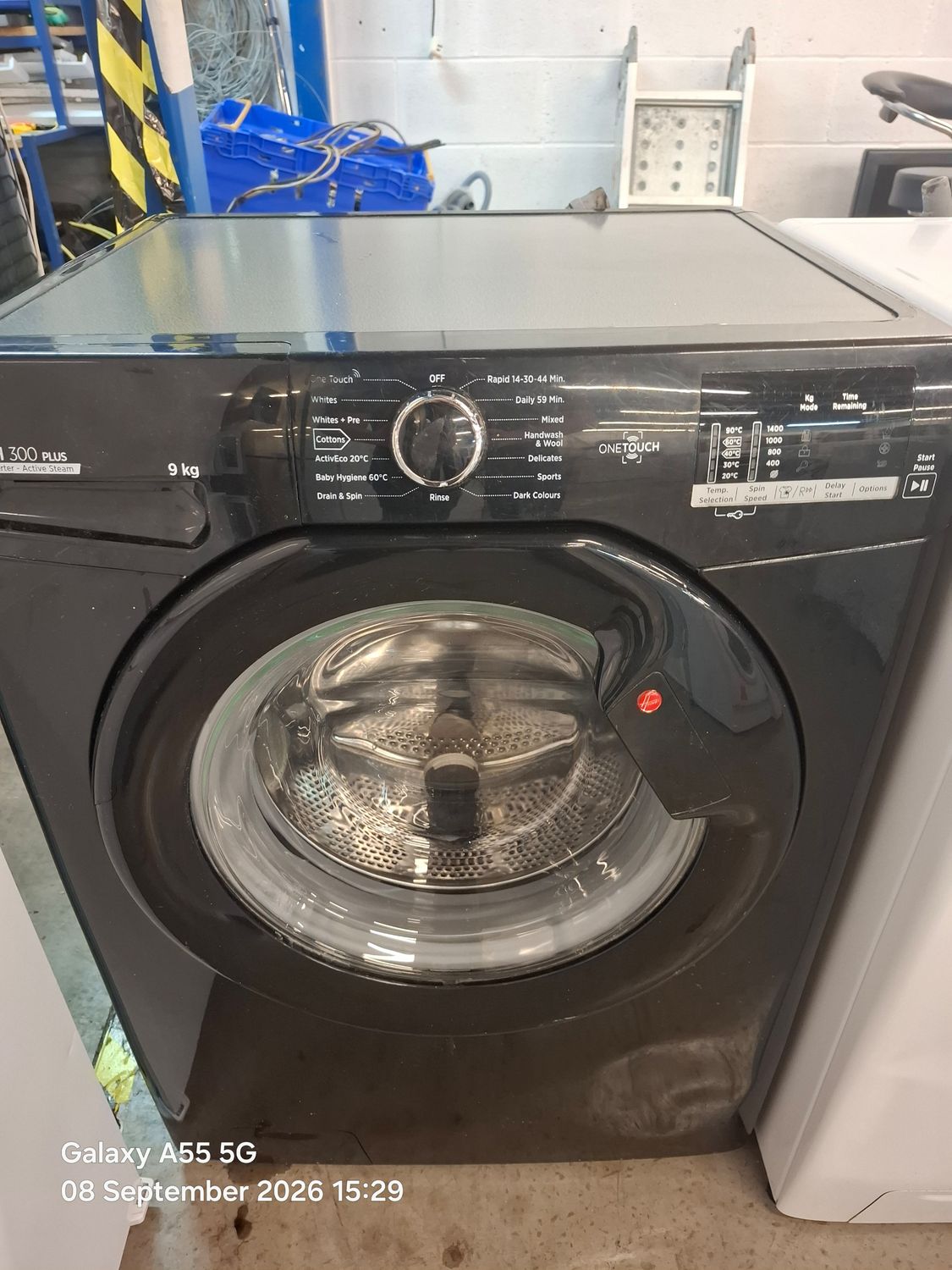 Hoover DXOA 9KG 1400rpm Washing Machine Black